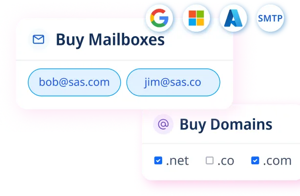 Global blacklist monitoring with pass/fail statuses for domains to boost deliverability and auto-pause campaigns on issues.
