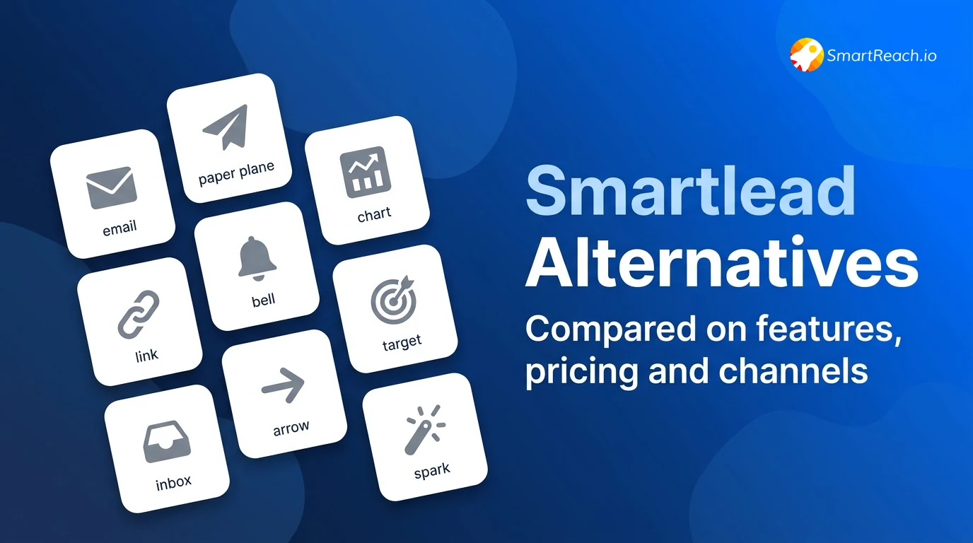 Smartlead alternatives compared on features, pricing and channels