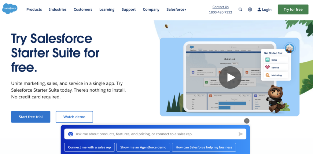 hubspot competitors - salesforce