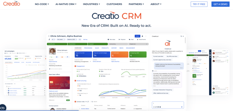 hubspot competitors - creatio