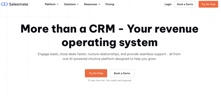 hubspot competitors - salesmate
