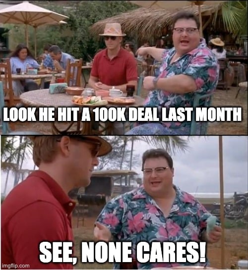 Nobody cares meme