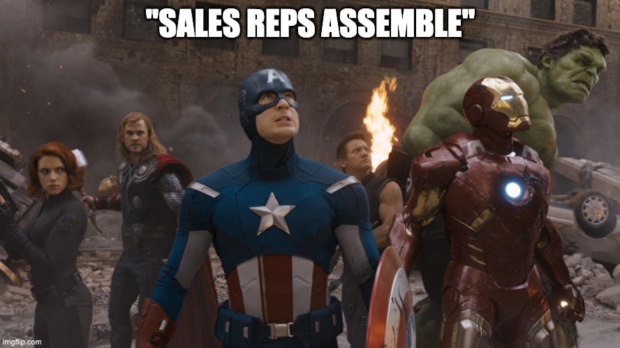 New age start-up sales teams meme