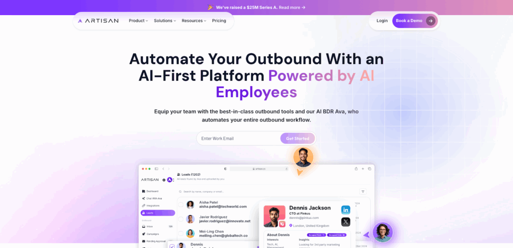snov.io alternatives - artisan