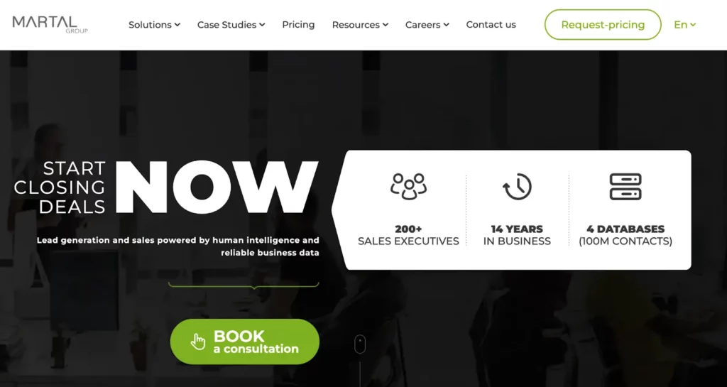 lead generation companies - martal grp