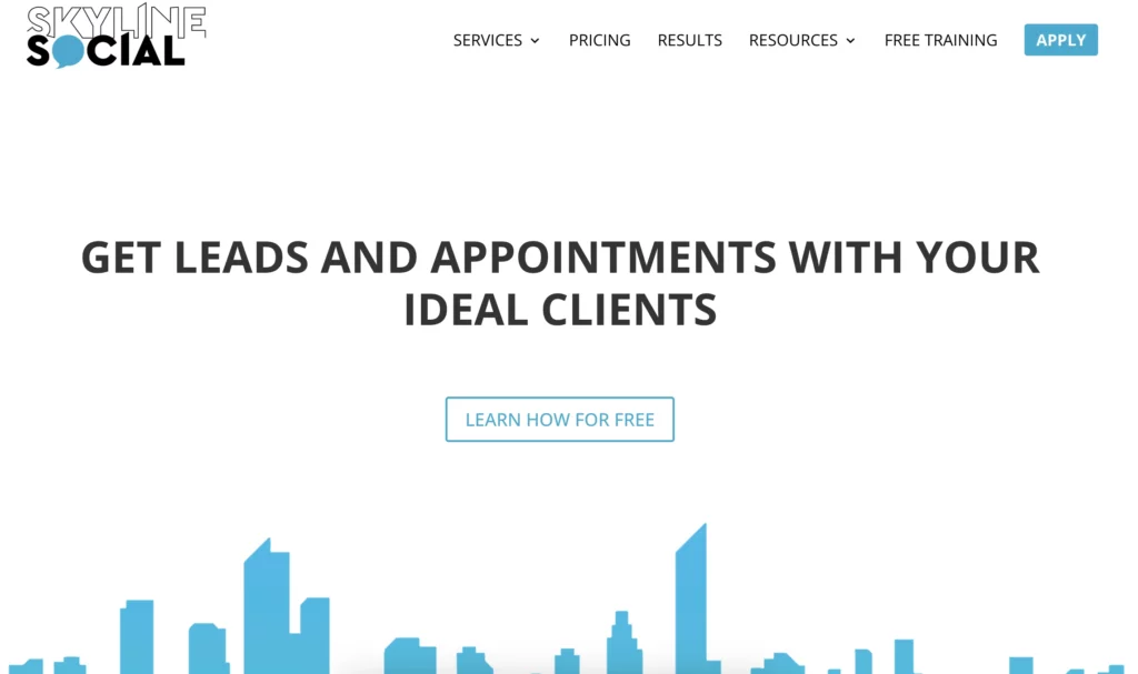 lead generation companies - skyline social