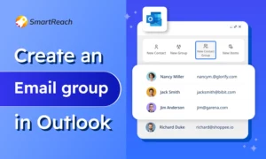 how to make an email group in Outlook