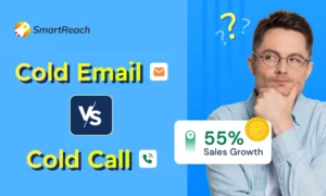 Find out the channel wise comparison between cold email and cold call for effective lead generation