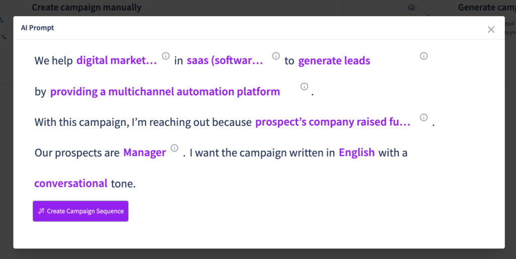 AI email generator by SmartReach.io