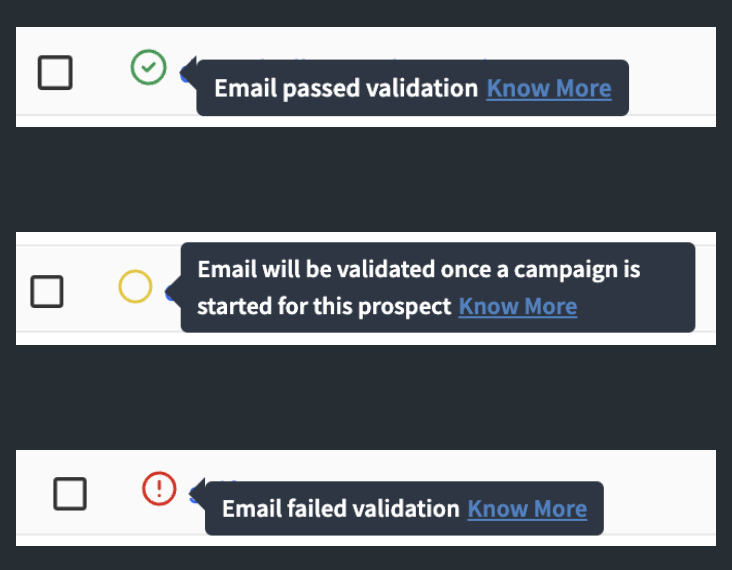 SmartReach.io provides free unlimited email validation inside its platform for keeping cold email outreach free from bounces and spam filters