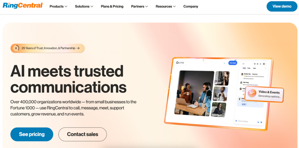 callhippo alternatives - ringcentral