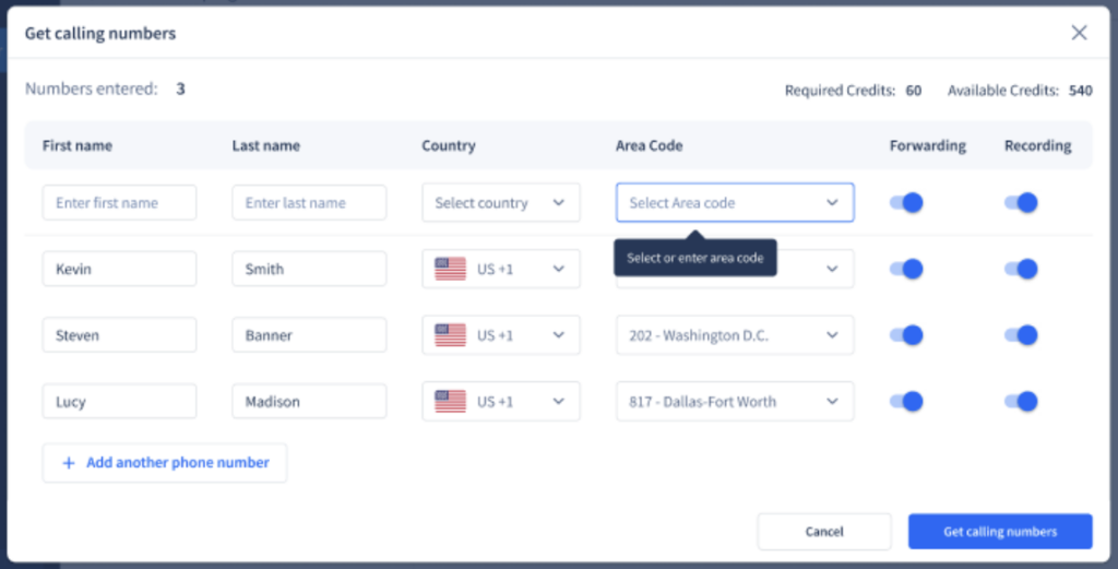 818 area code - calling with SmartReach.io
