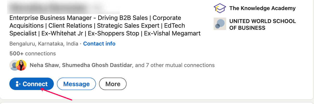 how to send connection request on LinkedIn with picture