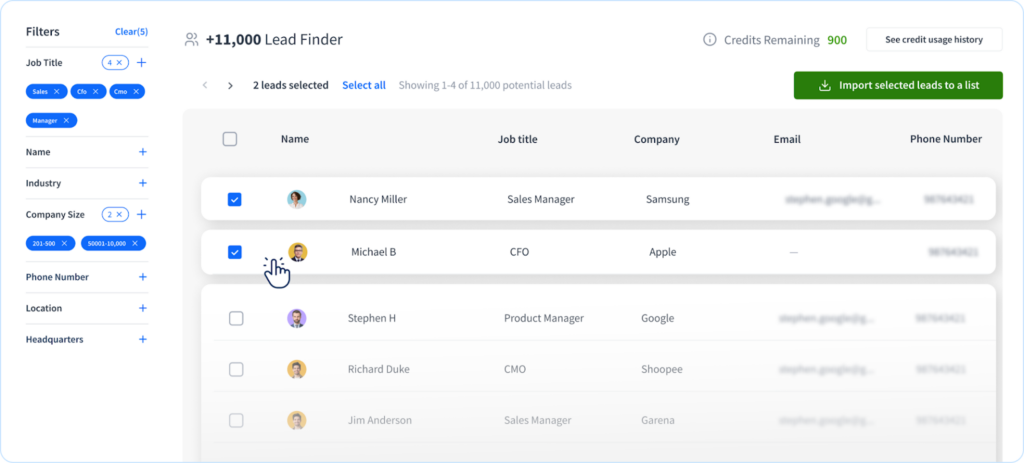 how to find someone's phone number with smartreach lead finder