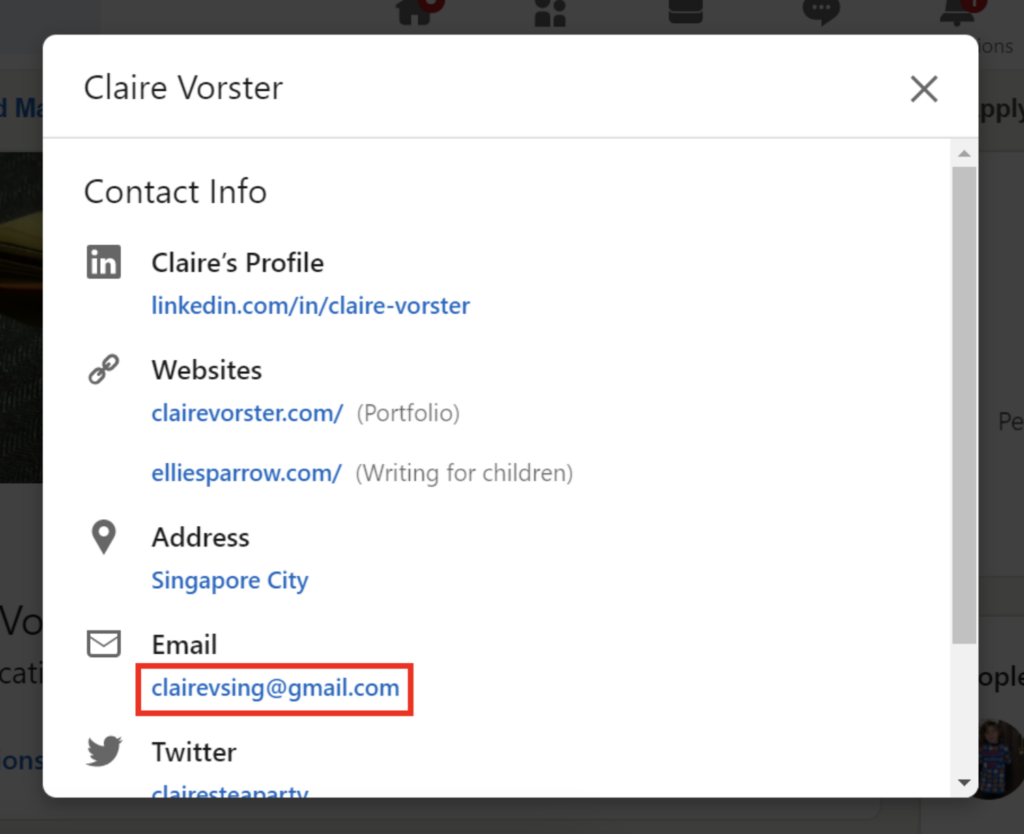 find someone's phone number with Linkedin