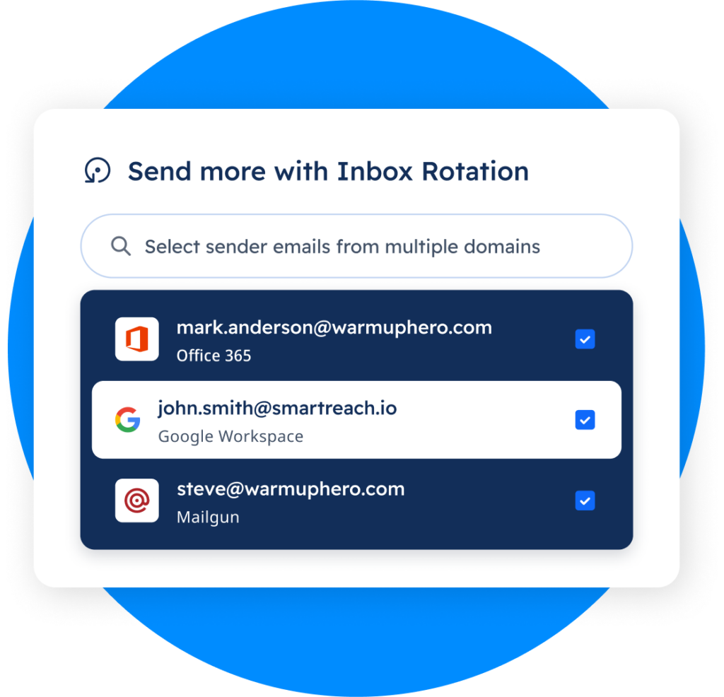 Reach maximum inboxes with SmartReach.io