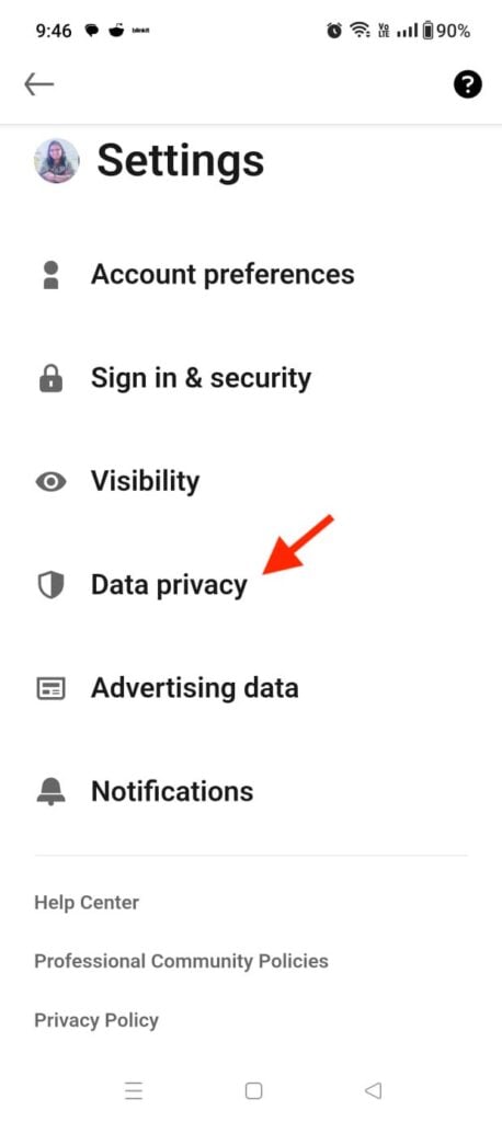 Linkedin read receipts step 3