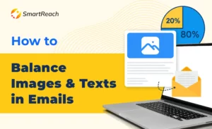 How to balance texts and images in emails