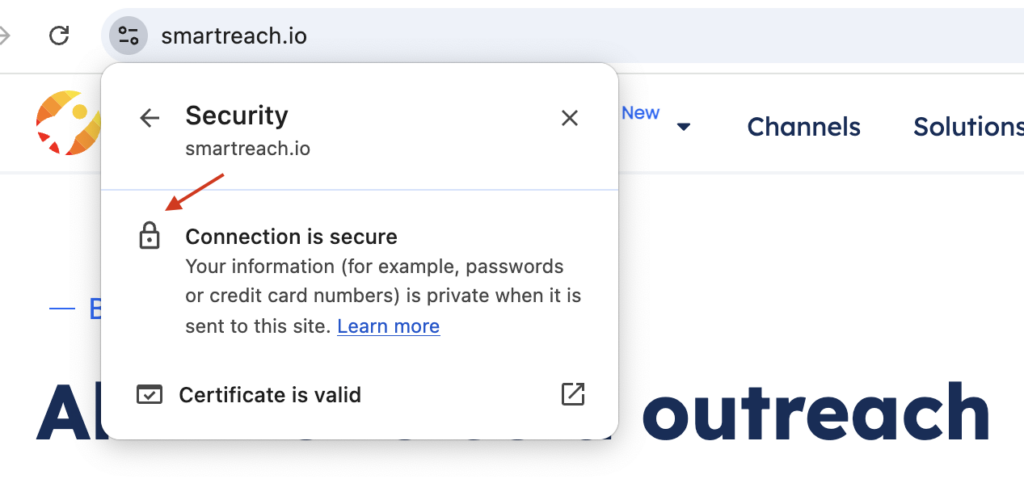 How can I choose reputable domains for links in my emails - ssl certificate