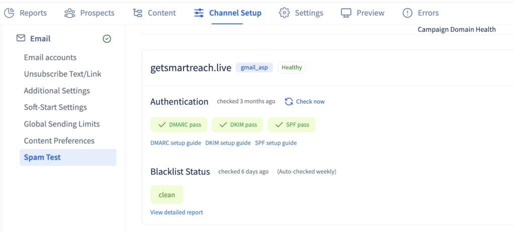 what are email header?
smartreach - blacklist report