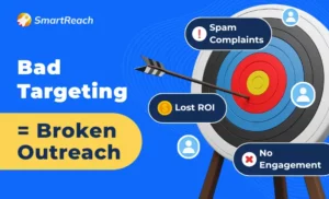 Why does sending emails to the wrong audience lead to spam problems