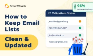 Strategies to clean and update email lists for email camapaigns
