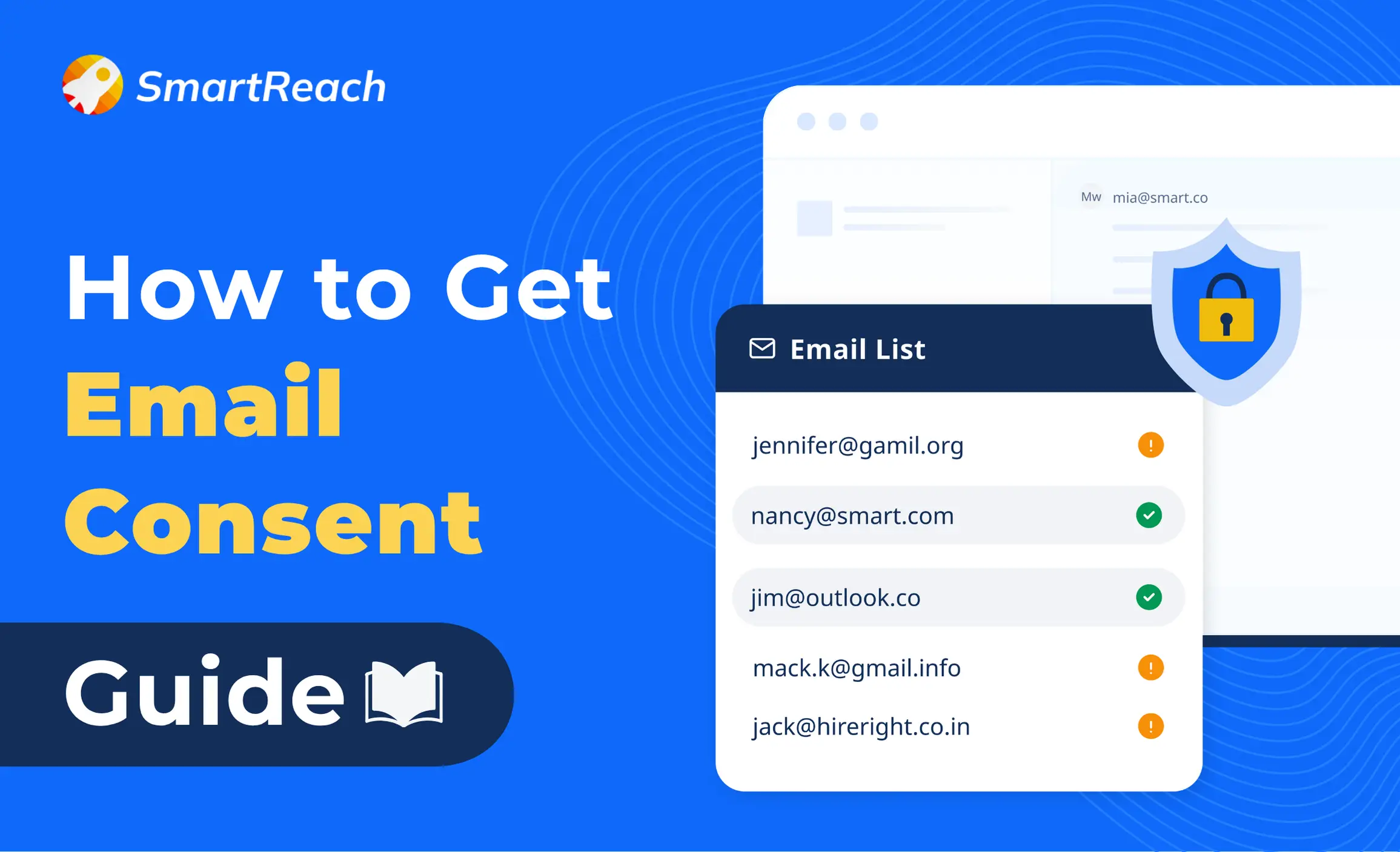 How to get email consent for sending emails