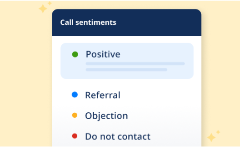 Call sentiment tracking for smartreach.io
