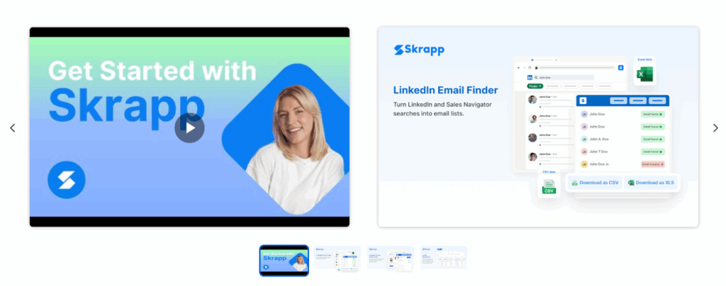 Skrapp.io is a LinkedIn-focused Chrome extension that helps sales teams and freelancers find emails in seconds. 