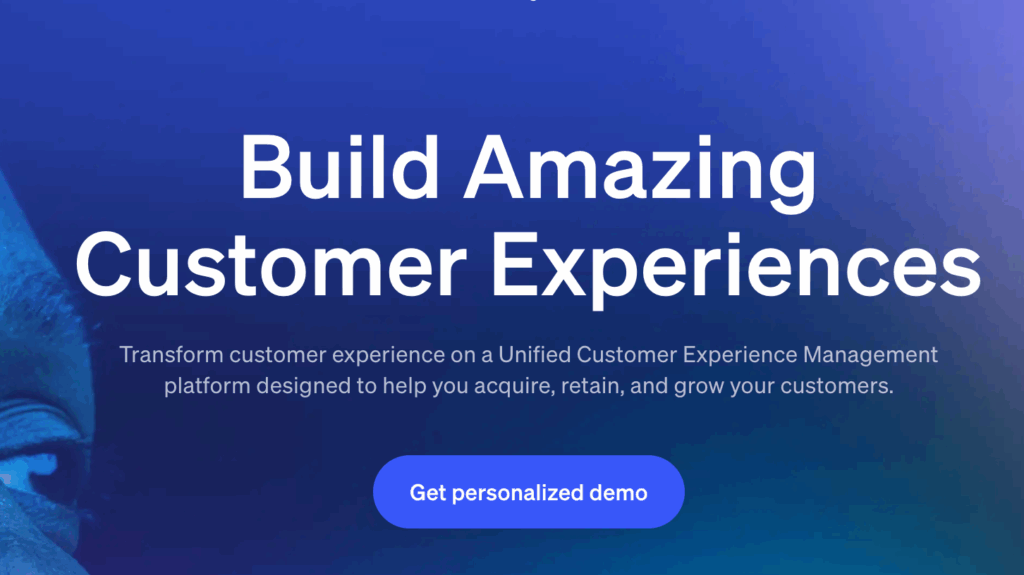 Homepage screenshot of Nextiva, a VoIP based calling software for small businesses