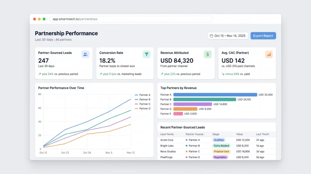 Set up tracking systems & performance metrics