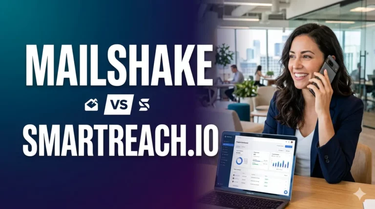 Mailshake vs SmartReach.io cold outreach tool comparison