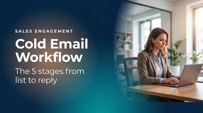 Cold email workflow: the 5 stages from list to reply