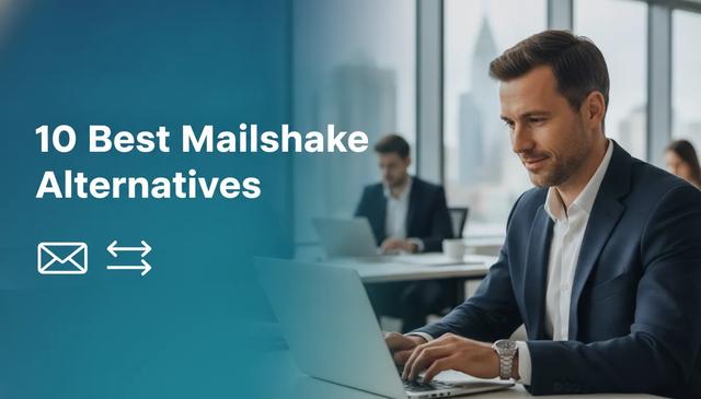 10 best Mailshake alternatives for cold email, with a salesperson comparing outreach tools