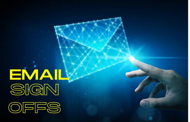 email sign offs
