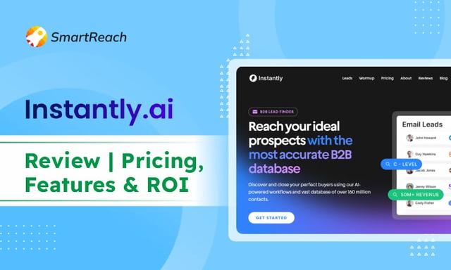 Instantly.ai review covering features, pricing and alternatives