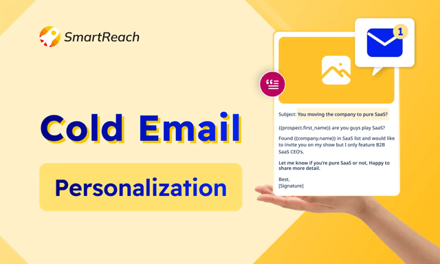 cold email personalization using SmartReach
