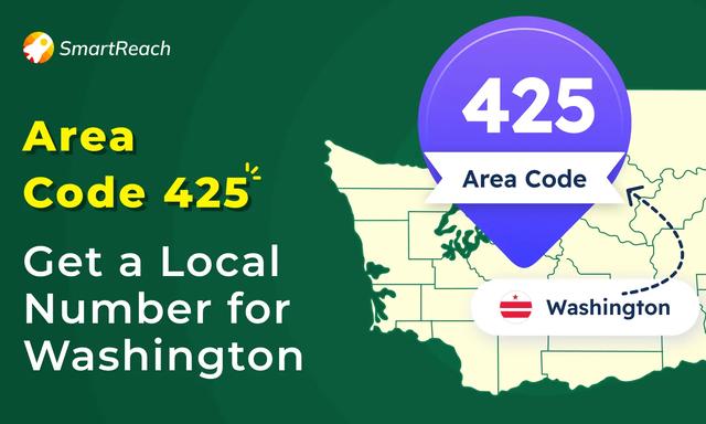 Get a 425 area code phone number for Washington