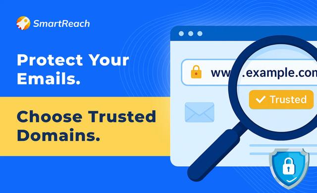 How can I choose reputable domains for links in my emails