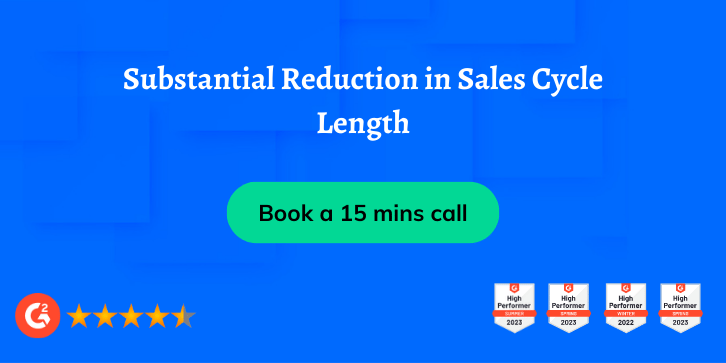 Substantial Reduction in Sales Cycle Length 

