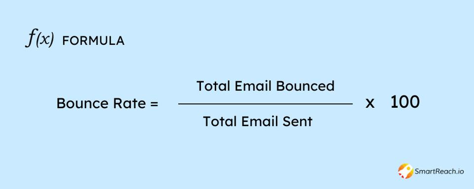 cold email analytics - bounce rate
