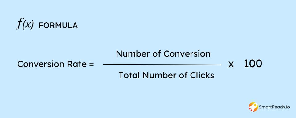 cold email analytics - conversion rate