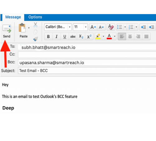 Sending emails to many recipients in Outlook