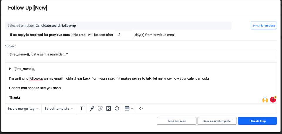 Auto follow-up help you outreach better & save your time