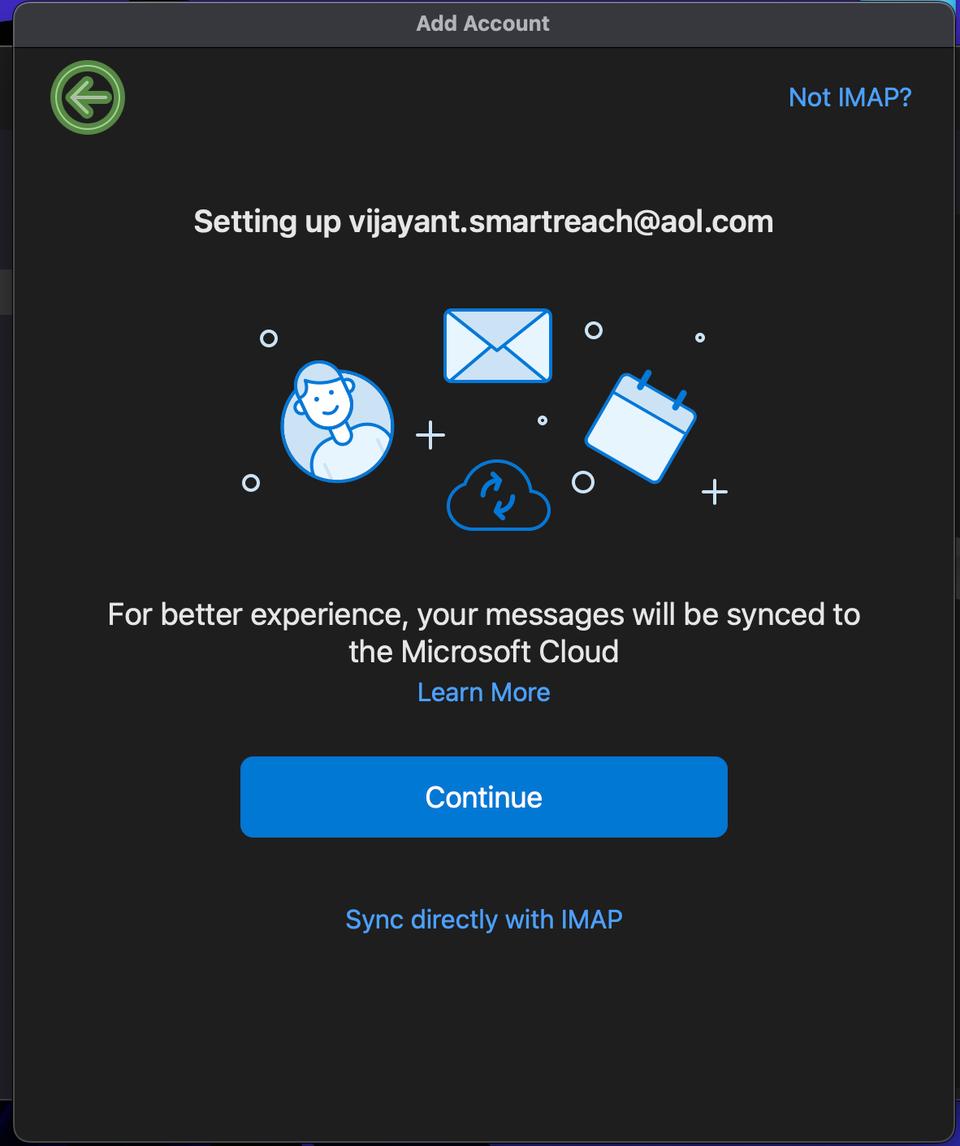 AOL mail settings