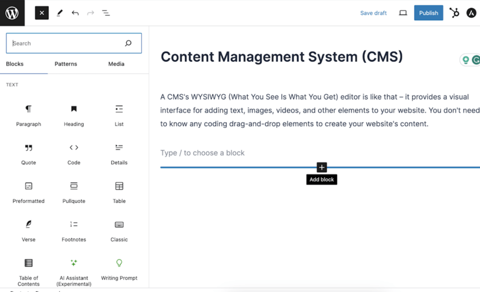 wordpress cms
