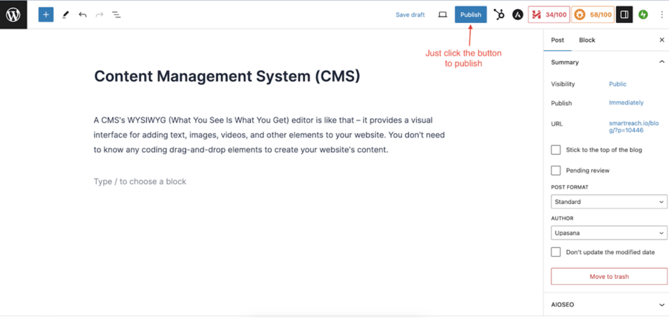 wordpress cms