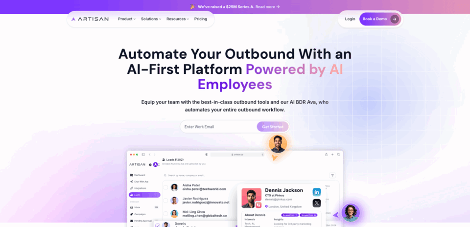 snov.io alternatives - artisan