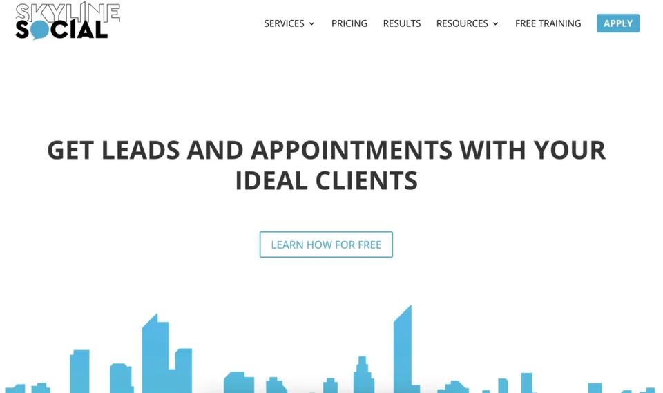lead generation companies - skyline social