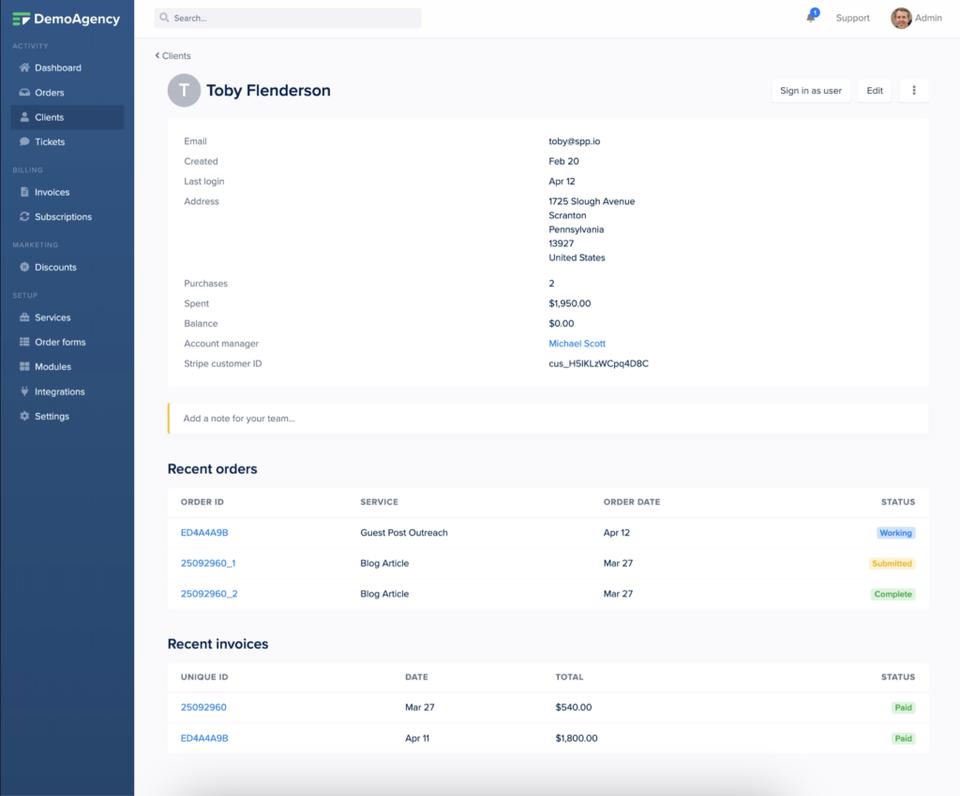 marketing & sales tools